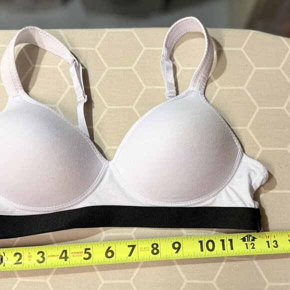 TWO NWOT Zone Pro Sports Bras - Grey and White, SIZE LARGE - Picture 9 of 9